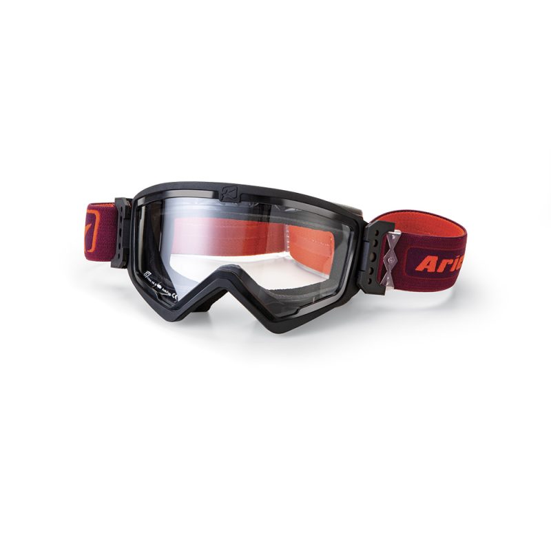 Ariete Mudmax EASY Goggles - Black/Red
