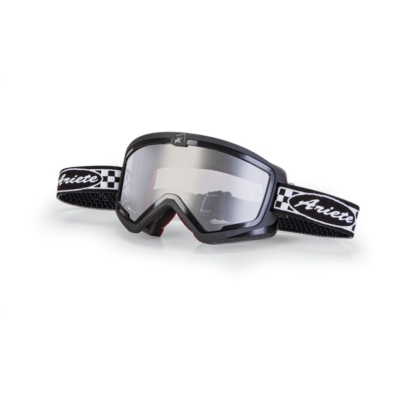Ariete Mudmax Racer CAFE Racer Goggles - Black