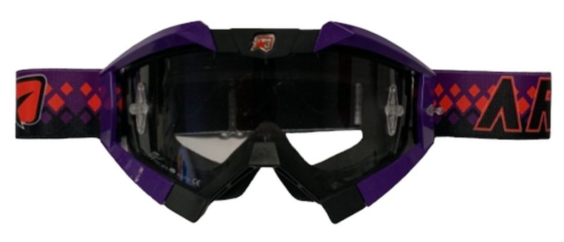 Ariete Riding Crows Basic Goggles - Black/Navy/Red