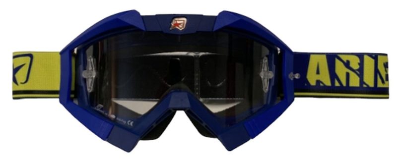 Ariete Riding Crows Basic Goggles - Navy/Blue/Yellow