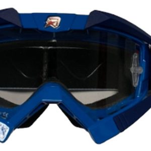 Ariete Riding Crows Basic Goggles - Blue/Navy/Pomarznczowy