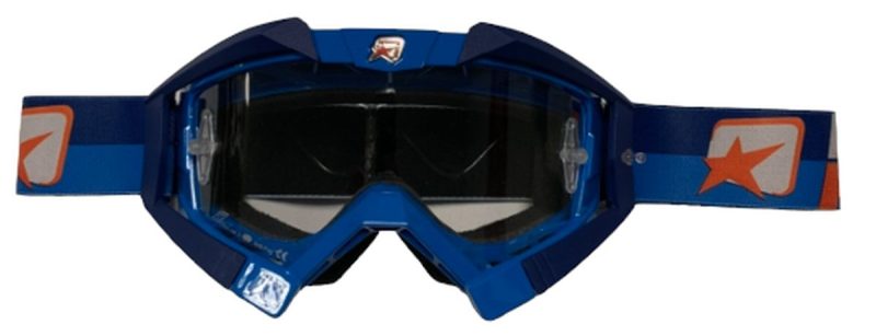 Ariete Riding Crows Basic Goggles - Blue/Navy/Pomarznczowy