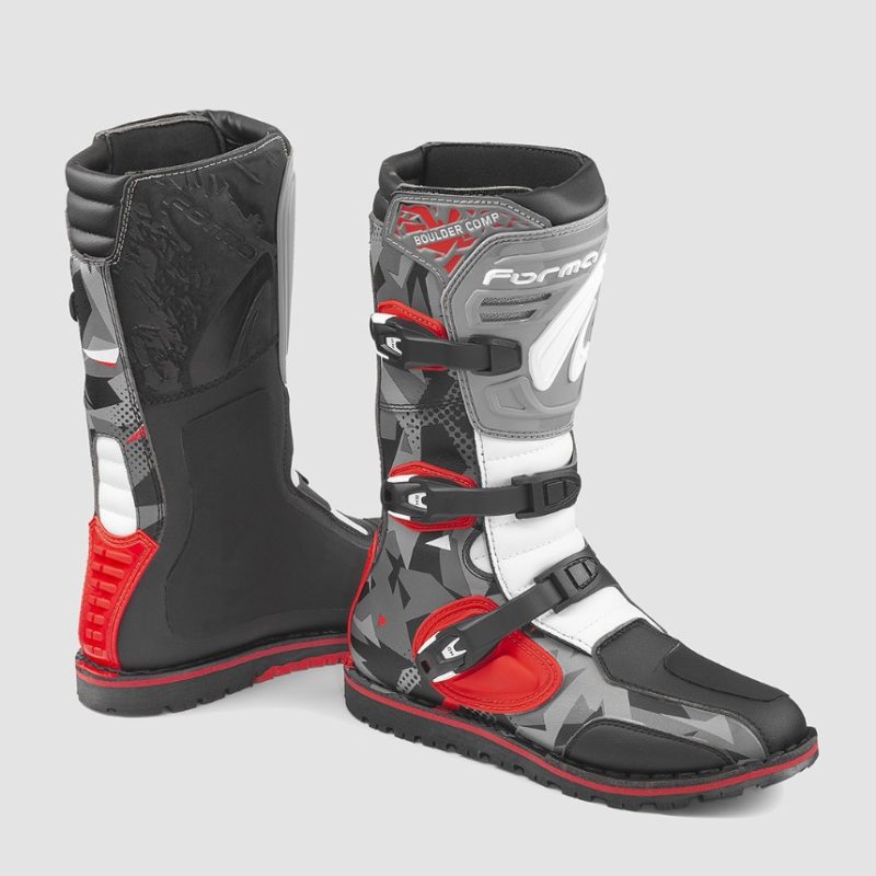 Forma Trialowe Boulder COMP Boots - Camo/Red/White/Black