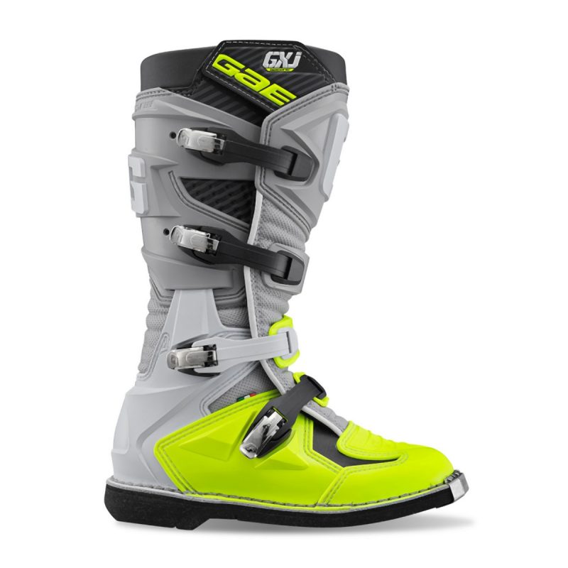 Gaerne MOTOCROSS/ENDURO Boots Youth Model GX-J - Grey/Fluo Yellow