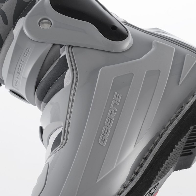 Gaerne MOTOCROSS/ENDURO Boots Fastback Endurance SNOW CAMO - Grey/Black/Red
