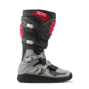 Gaerne MOTOCROSS/ENDURO Boots Model GX-1 EVO ATHRACITE/GREY/RED - Antracyt/Grey/Red