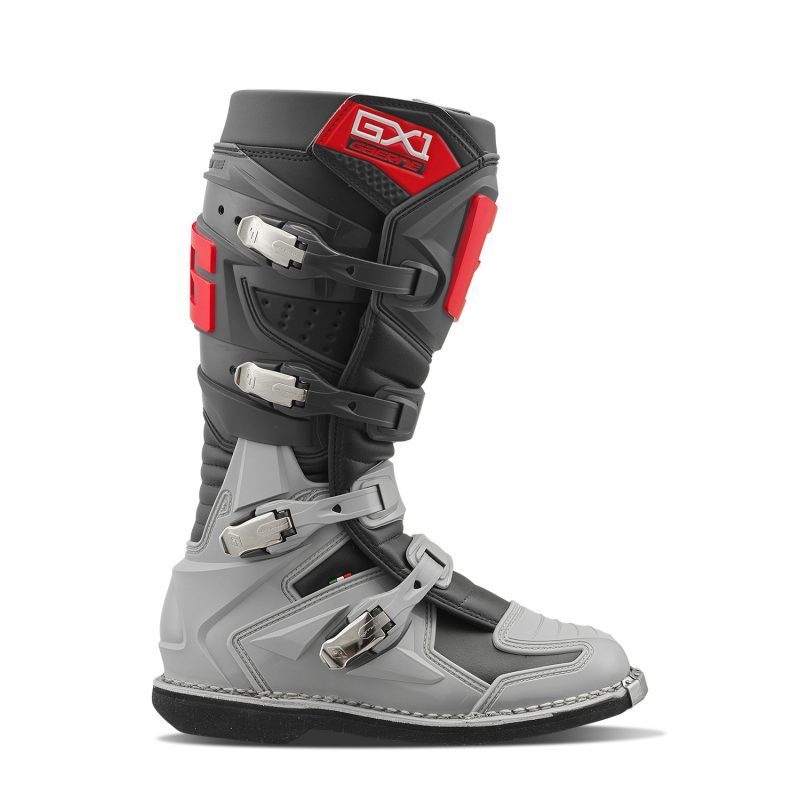 Gaerne MOTOCROSS/ENDURO Boots Model GX-1 Goodyear ANTHRACITE/GREY/RED - Antracyt/Grey