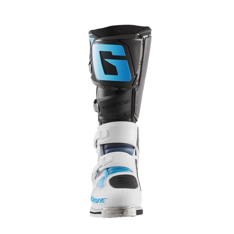 Gaerne MOTOCROSS/ENDURO Boots Model SG-12 Limited Edition BLACK/WHITE/CAROLINA - White/Black/Blue