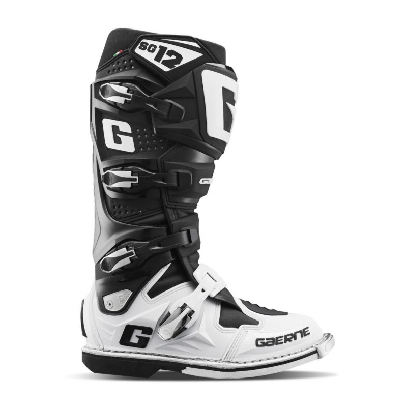 Gaerne MOTOCROSS/ENDURO Boots Model SG-12 - Black/White