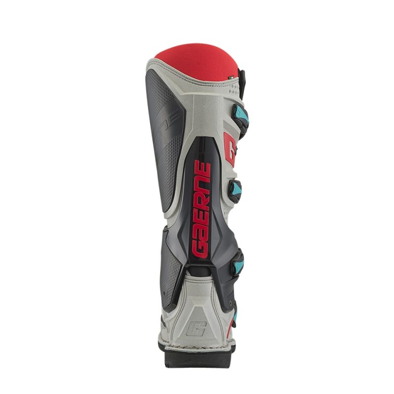 Gaerne MOTOCROSS/ENDURO Boots Model SG-12 Enduro Gravel - Grey/Red/Blue/Black