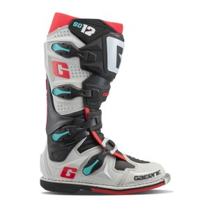 Gaerne MOTOCROSS/ENDURO Boots Model SG-12 Gravel - Grey/Red/Blue/Black