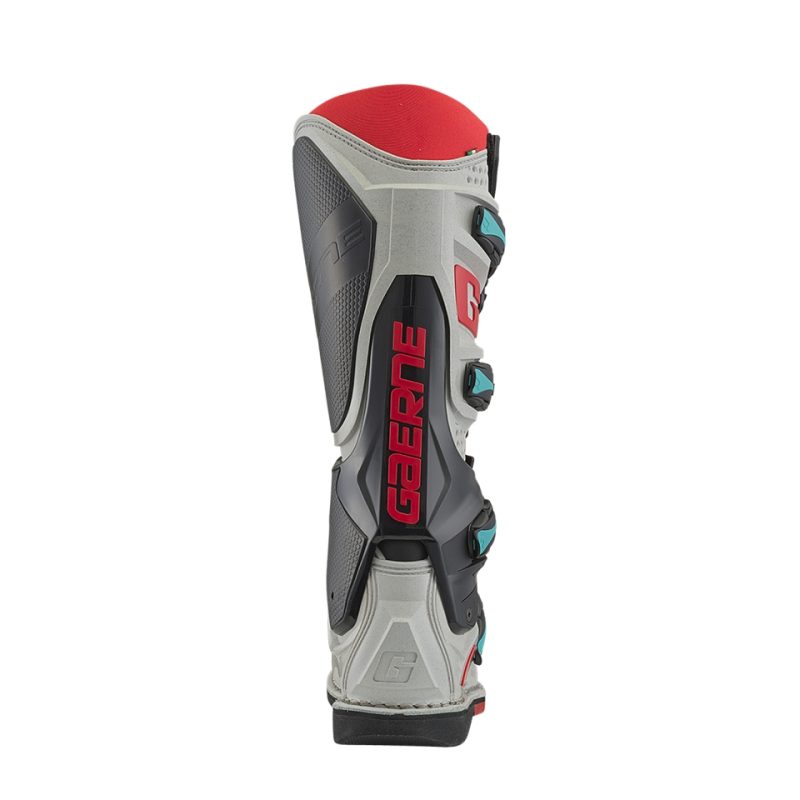 Gaerne MOTOCROSS/ENDURO Boots Model SG-12 Gravel - Grey/Red/Blue/Black