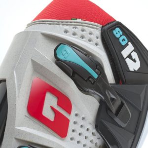 Gaerne MOTOCROSS/ENDURO Boots Model SG-12 Gravel - Grey/Red/Blue/Black