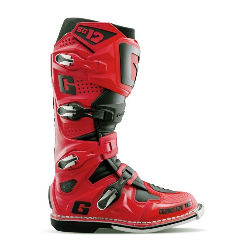 Gaerne MOTOCROSS/ENDURO Boots Model SG-12 - Red/Black