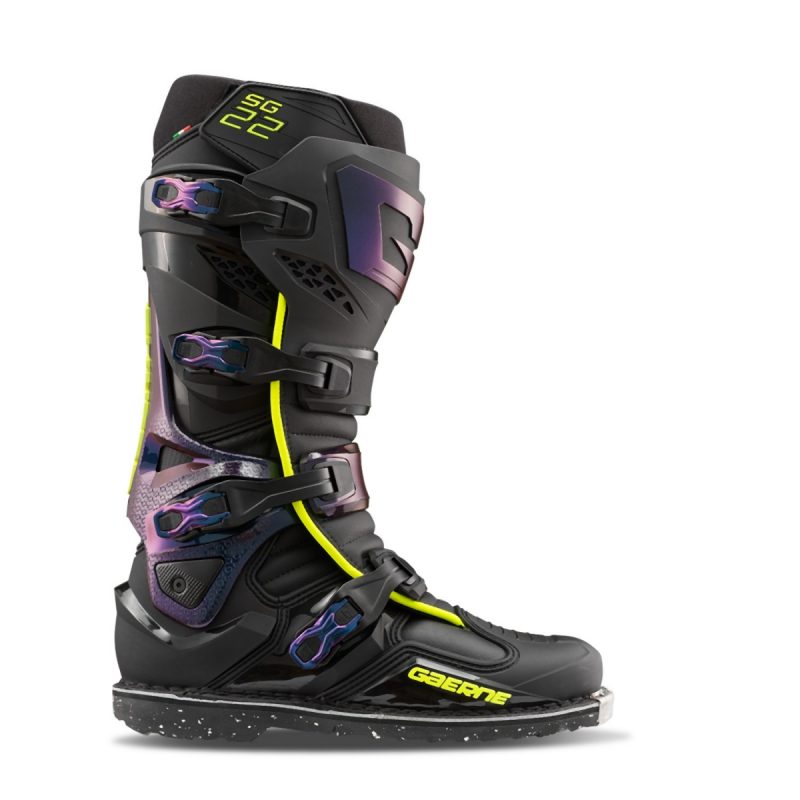 Gaerne MOTOCROSS/ENDURO Boots Model SG-22 Chameleon - Black/Yellow/Kameleon