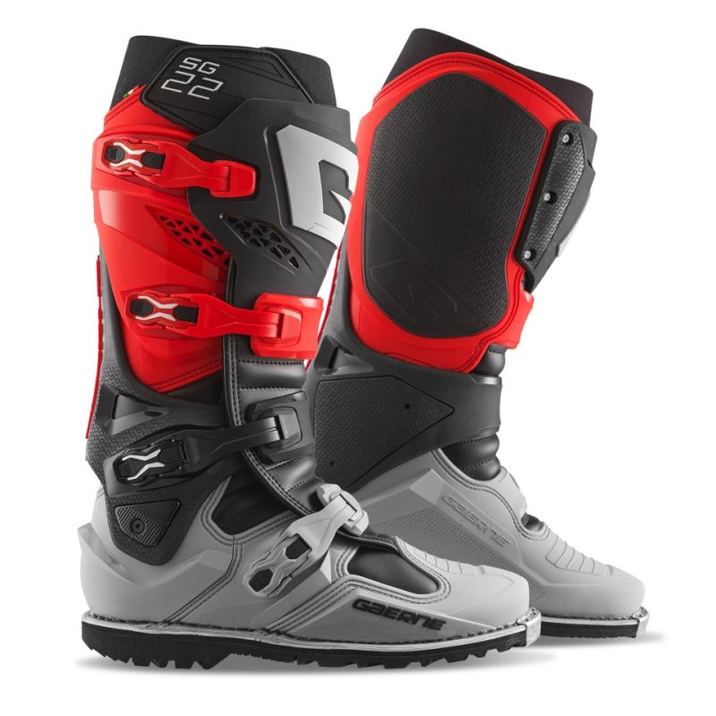 Gaerne MOTOCROSS/ENDURO Boots Model SG-22 GORE-TEX Enduro RED/BLACK/GREY Limited Edition
