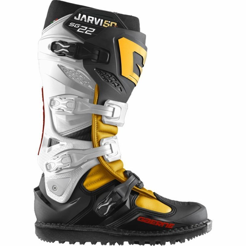 Gaerne MOTOCROSS/ENDURO Boots Model SG-22 Limited Edition Jarvis 50TH Anniversary - Black/White/Gold