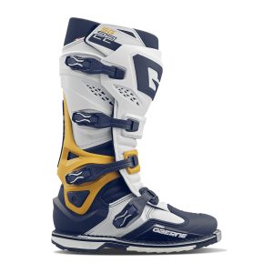 Gaerne MOTOCROSS/ENDURO Boots Model SG-22 Squadron - Blue/Gold/White