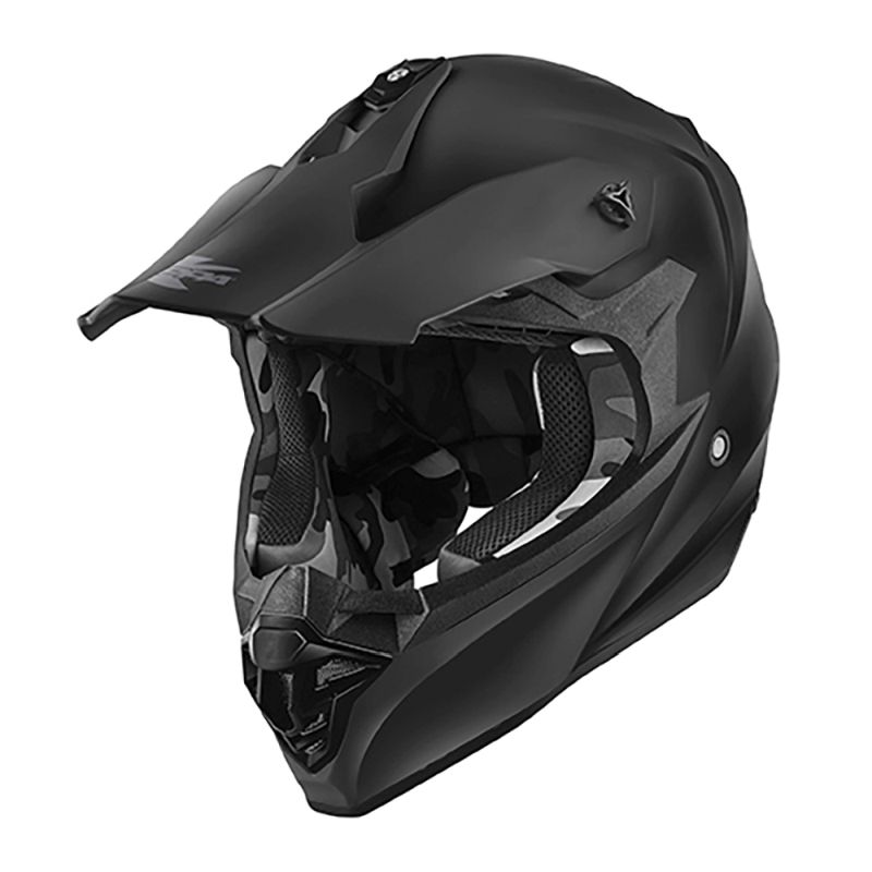 Kappa KV49 EVO Solid Cross Helmet - Matte Black