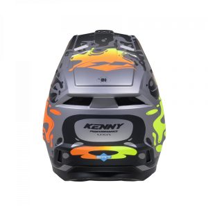 Kenny Racing MOTOCROSS/ENDURO Model Performance ERT Steel MATT Helmet - Grey/Green/Orange/Black