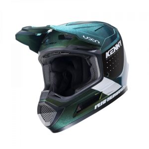 Kenny Racing MOTOCROSS/ENDURO Model Performance ERT Graphic Chameleon Pearl Helmet - Green/Black/White