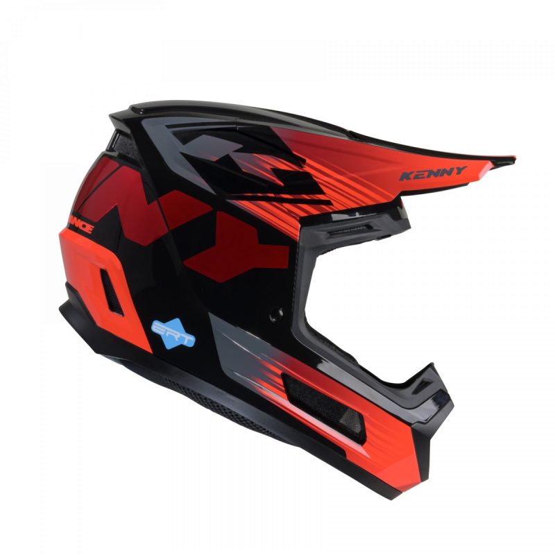 Kenny Racing MOTOCROSS/ENDURO Model Performance ERT Graphic Helmet - Black/Orange/Grey