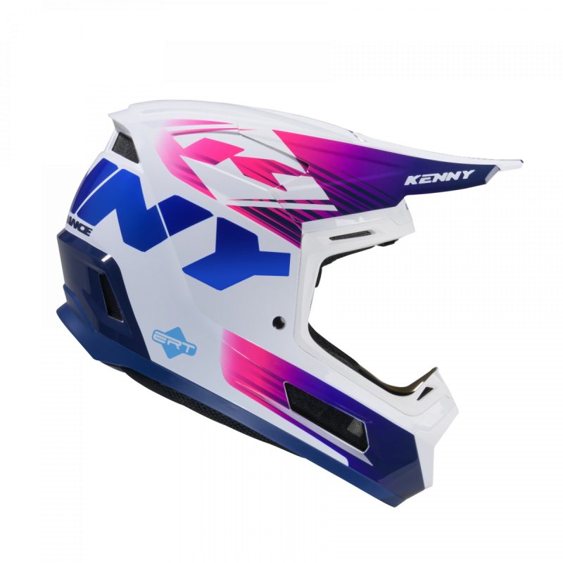 Kenny Racing MOTOCROSS/ENDURO Model Performance ERT Graphic Gradient Helmet - Blue/White/Pink