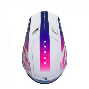 Kenny Racing MOTOCROSS/ENDURO Model Performance ERT Graphic Gradient Helmet - Blue/White/Pink
