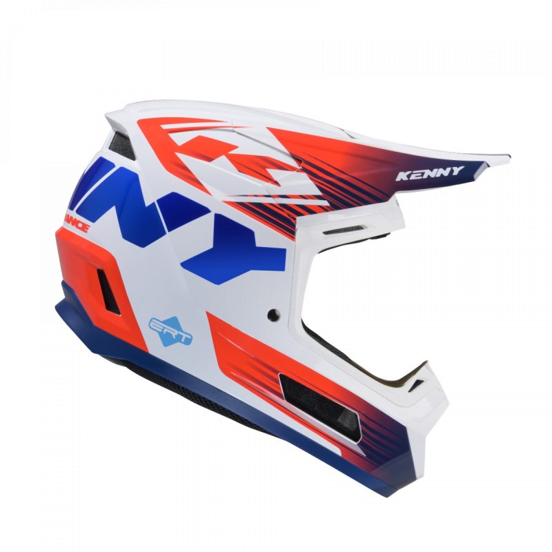Kenny Racing MOTOCROSS/ENDURO Model Performance ERT Graphic Patriot Helmet - White/Red/Blue