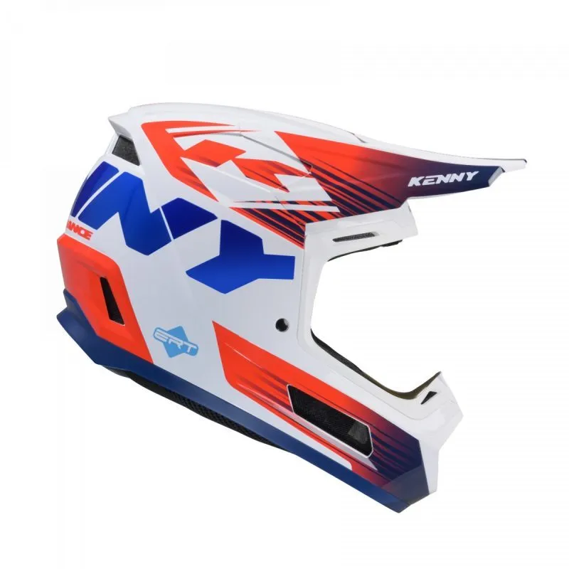 Kenny Racing MOTOCROSS/ENDURO Model Performance ERT Graphic Patriot Helmet - White/Red/Blue