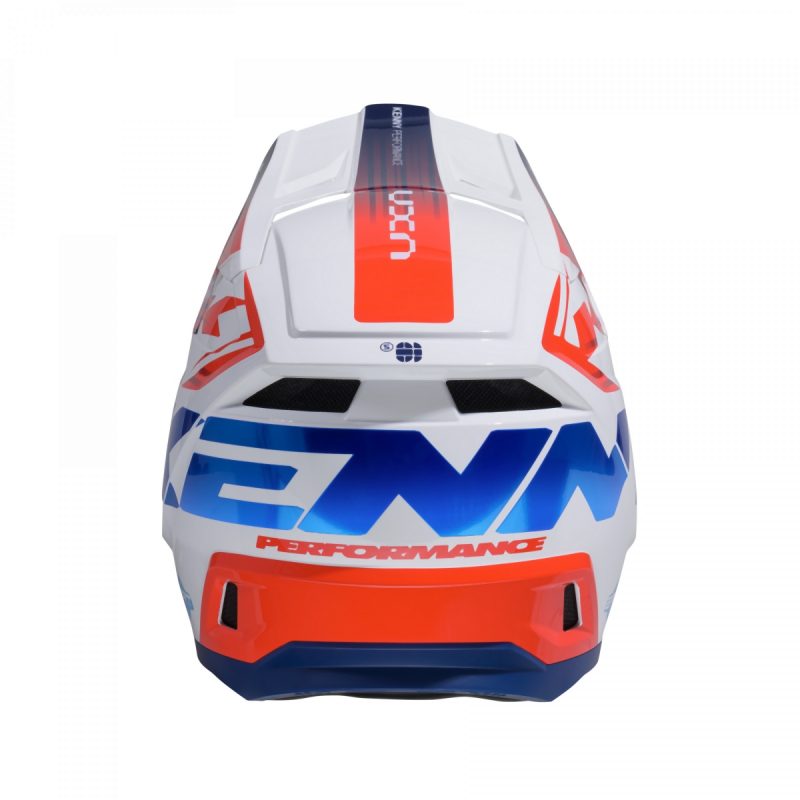 Kenny Racing MOTOCROSS/ENDURO Model Performance ERT Graphic Patriot Helmet - White/Red/Blue
