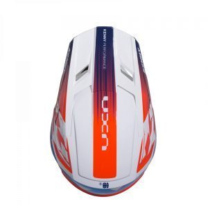 Kenny Racing MOTOCROSS/ENDURO Model Performance ERT Graphic Patriot Helmet - White/Red/Blue