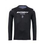 Kenny Racing Force Solid Jersey 1 Kenny Racing Motocross JERSEY/ENDURO Model Force Solid - Black/White