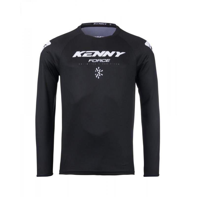 Kenny Racing Motocross JERSEY/ENDURO Model Force Solid - Black/White
