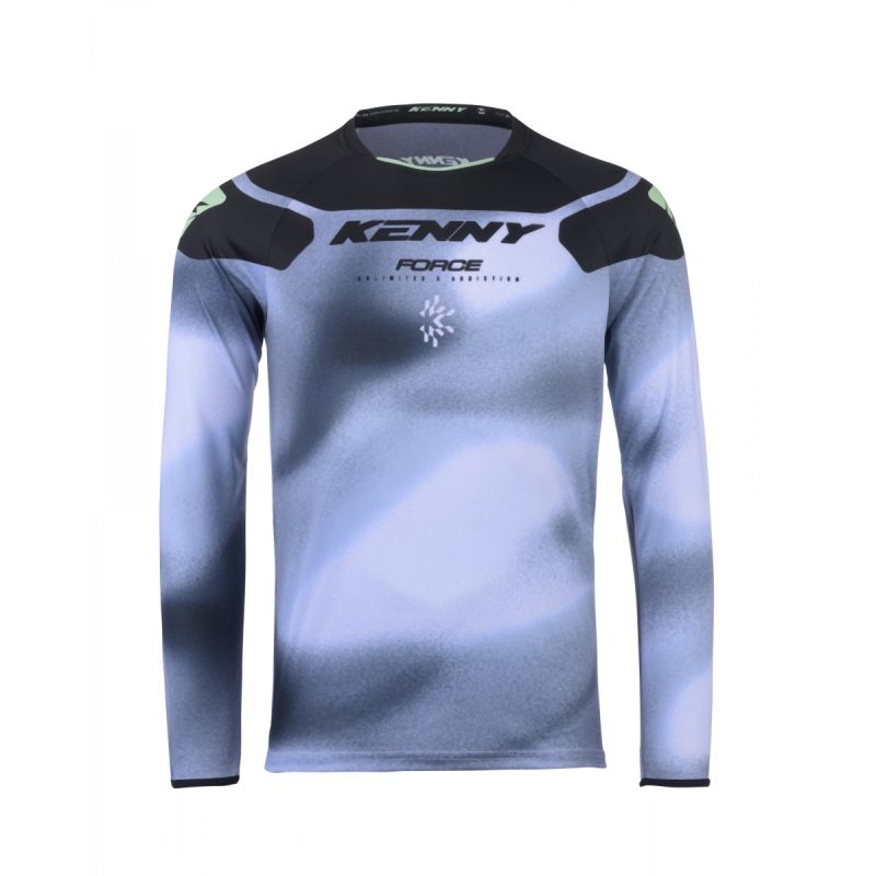 Kenny Racing Motocross JERSEY/ENDURO Model Force FOG - Black/Grey
