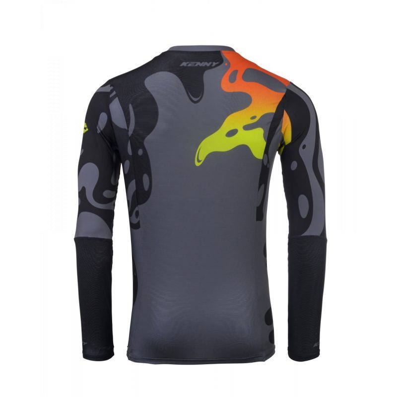 Kenny Racing Motocross JERSEY/ENDURO Model Performance - Grey/Black/Yellow/Red