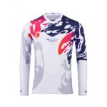 Kenny Racing Performance Fluid Jersey 2 Kenny Racing Motocross JERSEY/ENDURO Model Performance Fluid - White/Grey/Red/Blue