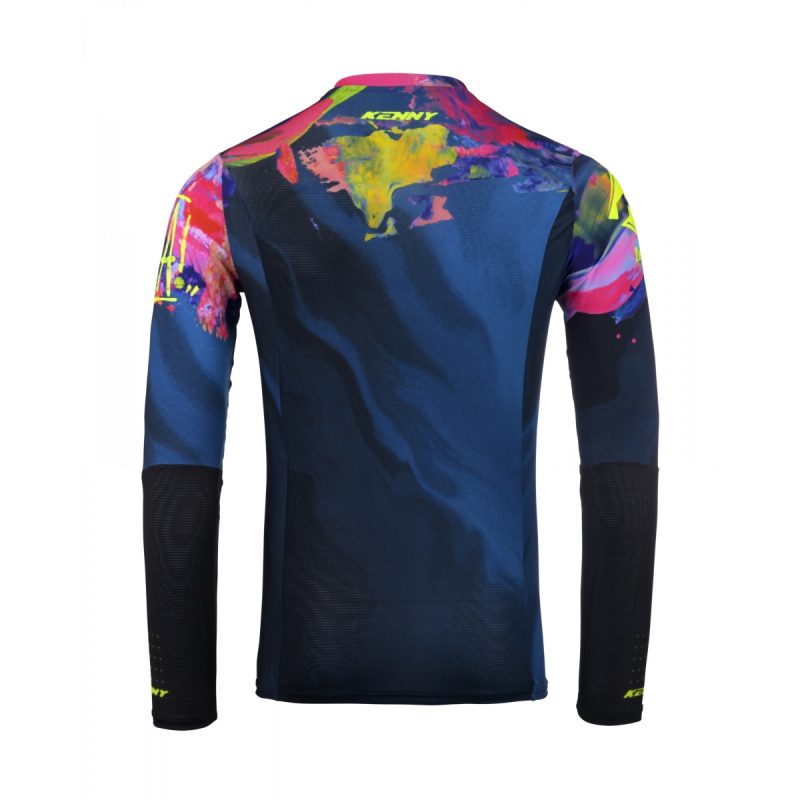 Kenny Racing Motocross JERSEY/ENDURO Model Performance Brush - Blue/Yellow/Red