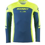 Kenny Racing Motocross JERSEY/ENDURO Model Performance Solid - Blue/Fluo Yellow