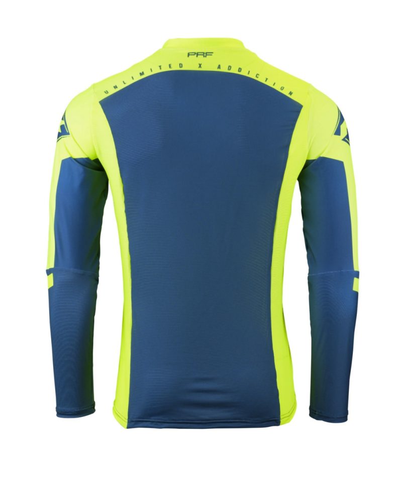 Kenny Racing Motocross JERSEY/ENDURO Model Performance Solid - Blue/Fluo Yellow
