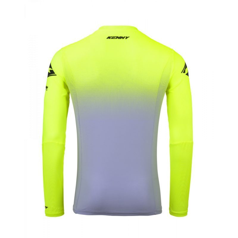 Kenny Racing Motocross JERSEY/ENDURO Model Performance Gradient - Grey/Fluo Yellow/Black