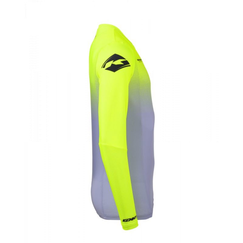 Kenny Racing Motocross JERSEY/ENDURO Model Performance Gradient - Grey/Fluo Yellow/Black