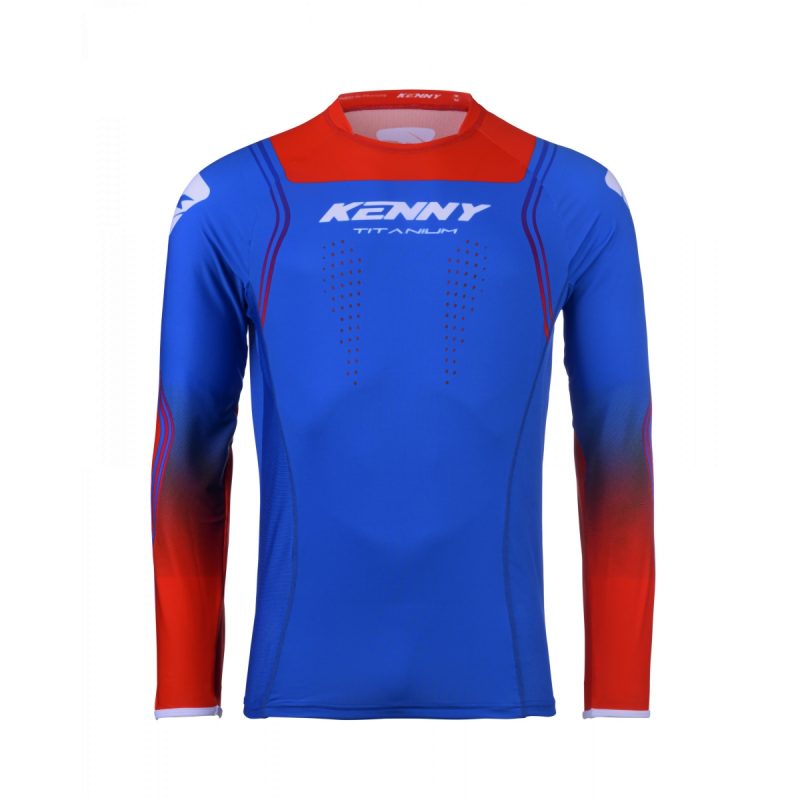 Kenny Racing Motocross JERSEY/ENDURO Model Titanium Patriot - Blue/Red
