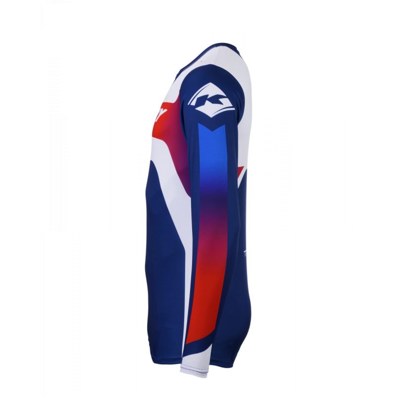 Kenny Racing Motocross JERSEY/ENDURO Model Track Focus Patriot - Blue/White/Red