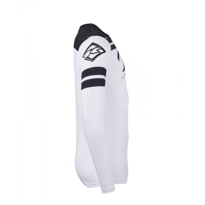 Kenny Racing Motocross JERSEY/ENDURO Model Track DIRT - White/Black