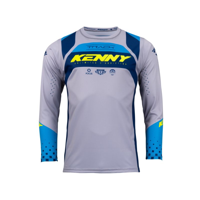 Kenny Racing Motocross JERSEY/ENDURO Model Track Youth - Blue/Grey/Yellow
