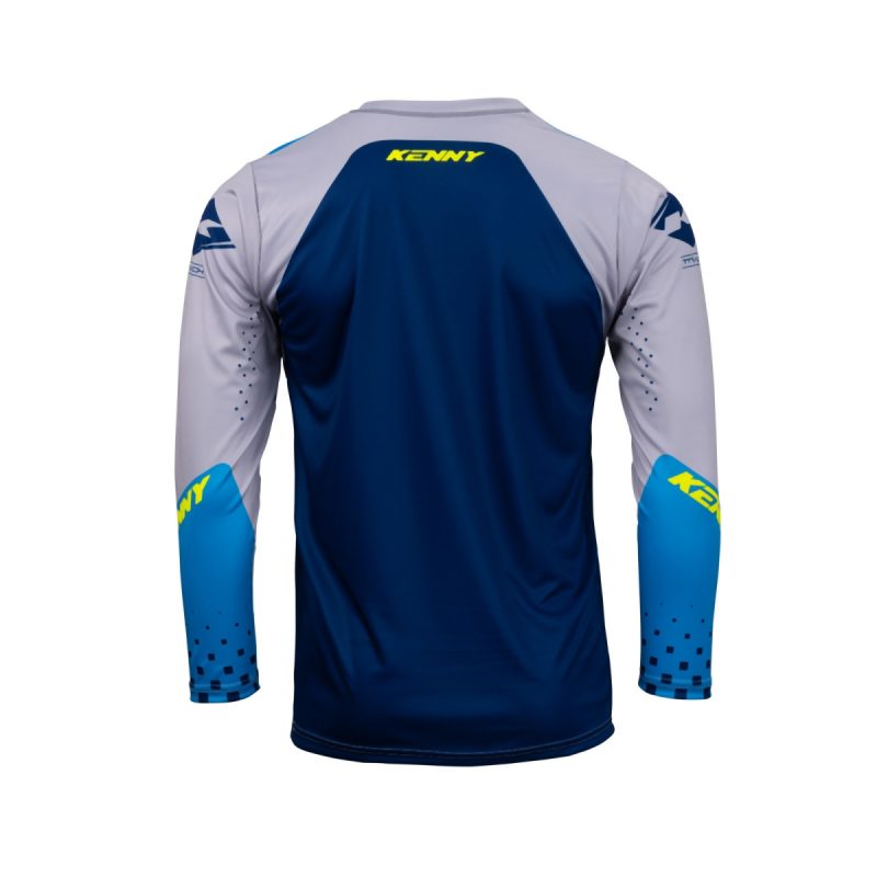 Kenny Racing Motocross JERSEY/ENDURO Model Track Youth - Blue/Grey/Yellow