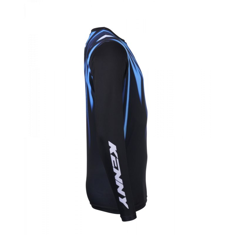 Kenny Racing Motocross JERSEY/ENDURO Model Track Youth RAW Smoke - Black/White/Blue