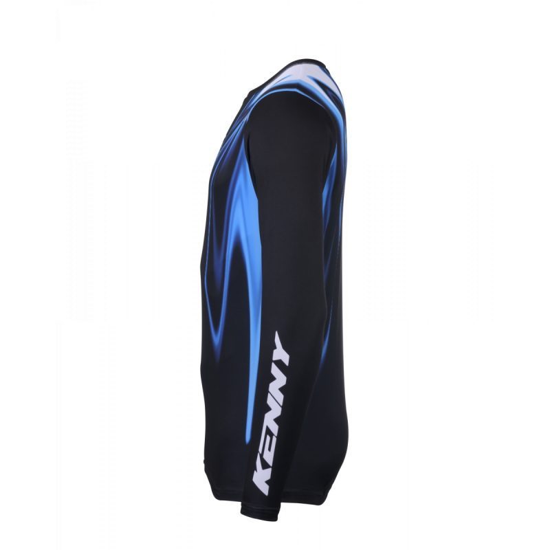 Kenny Racing Motocross JERSEY/ENDURO Model Track Youth RAW Smoke - Black/White/Blue