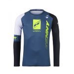 Kenny Racing Track ZOOM Petrol Jersey 1 Kenny Racing Motocross JERSEY/ENDURO Model Track ZOOM Petrol - Blue/Yellow/White/Black